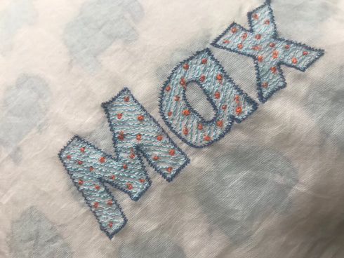 Personalized Cotton Dohar Haathi March